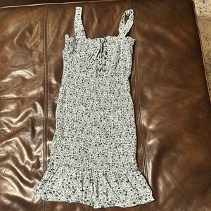 Aeropostale blue roush summer dress, size XS